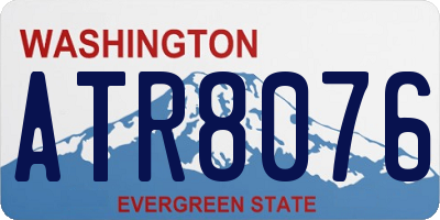 WA license plate ATR8076