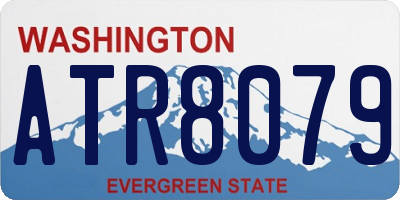 WA license plate ATR8079