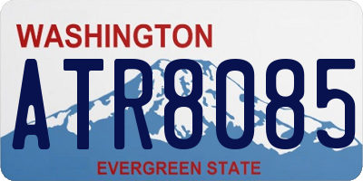 WA license plate ATR8085