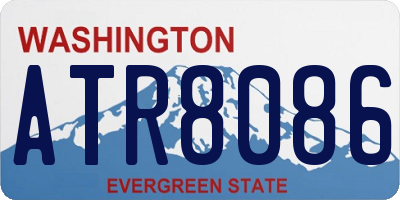 WA license plate ATR8086