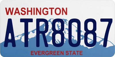 WA license plate ATR8087