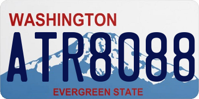 WA license plate ATR8088