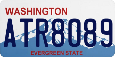WA license plate ATR8089