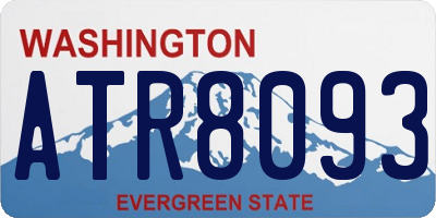 WA license plate ATR8093