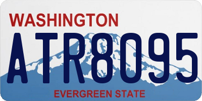 WA license plate ATR8095