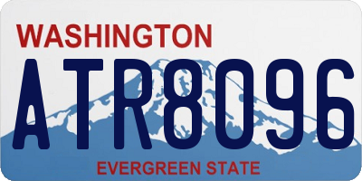 WA license plate ATR8096