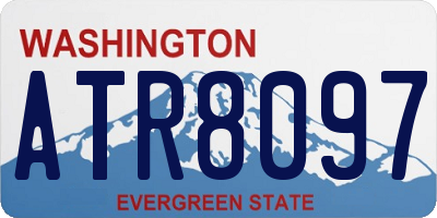 WA license plate ATR8097