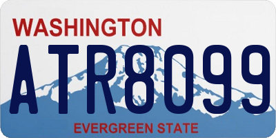 WA license plate ATR8099
