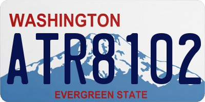 WA license plate ATR8102