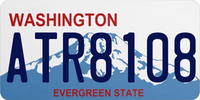 WA license plate ATR8108