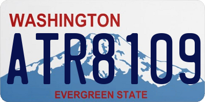 WA license plate ATR8109