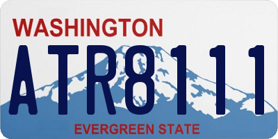 WA license plate ATR8111