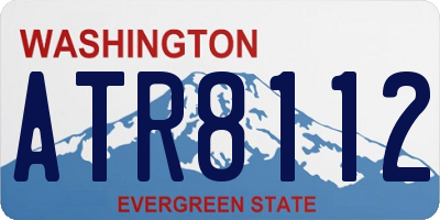 WA license plate ATR8112