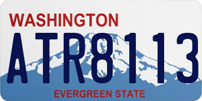 WA license plate ATR8113