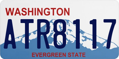 WA license plate ATR8117