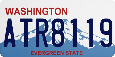 WA license plate ATR8119