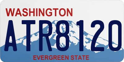 WA license plate ATR8120