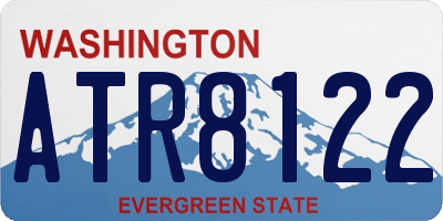 WA license plate ATR8122