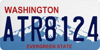 WA license plate ATR8124