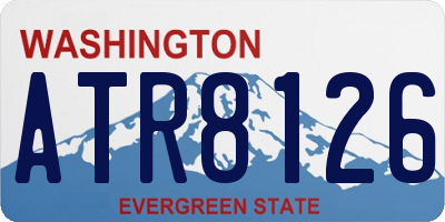 WA license plate ATR8126