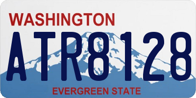 WA license plate ATR8128