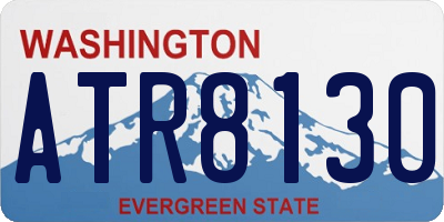 WA license plate ATR8130