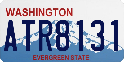 WA license plate ATR8131