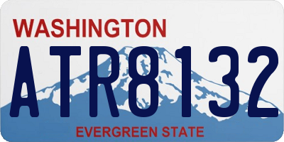 WA license plate ATR8132