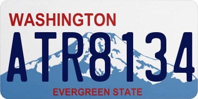 WA license plate ATR8134