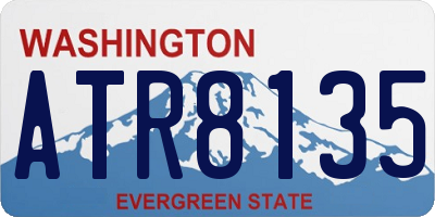 WA license plate ATR8135