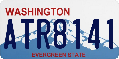 WA license plate ATR8141