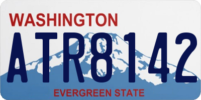 WA license plate ATR8142