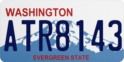 WA license plate ATR8143