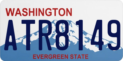WA license plate ATR8149