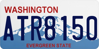 WA license plate ATR8150