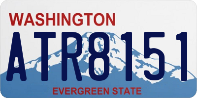 WA license plate ATR8151