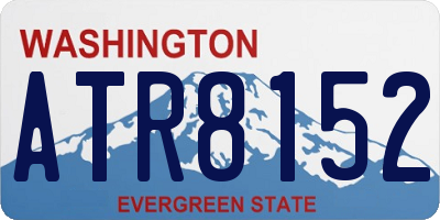WA license plate ATR8152