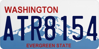 WA license plate ATR8154