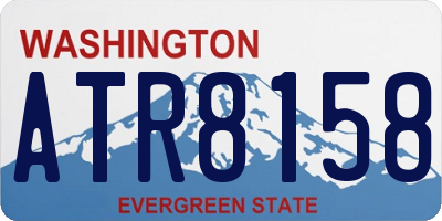 WA license plate ATR8158
