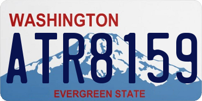 WA license plate ATR8159