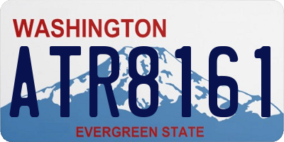 WA license plate ATR8161