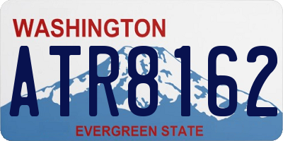 WA license plate ATR8162