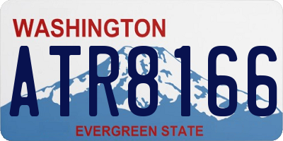 WA license plate ATR8166