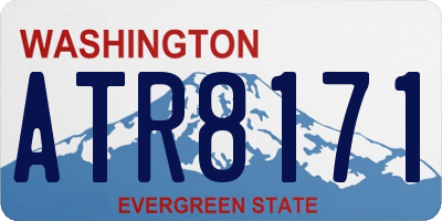 WA license plate ATR8171