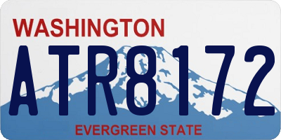 WA license plate ATR8172