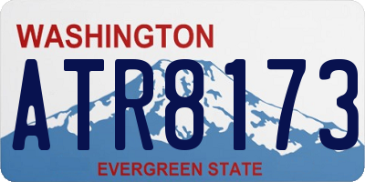 WA license plate ATR8173