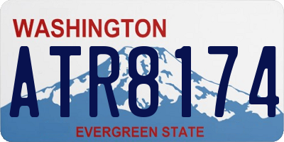 WA license plate ATR8174