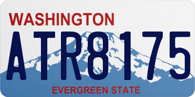WA license plate ATR8175