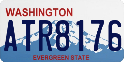 WA license plate ATR8176
