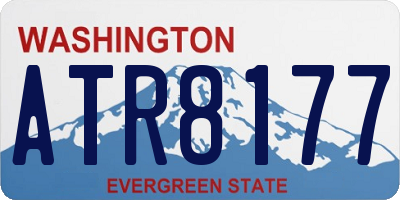 WA license plate ATR8177